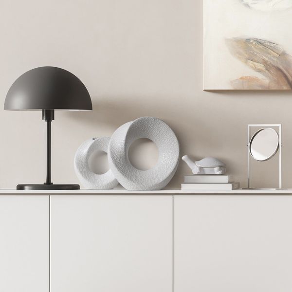 Nowoczesny wazon ceramiczny RISO 19X7X18 biały zdjęcie 6