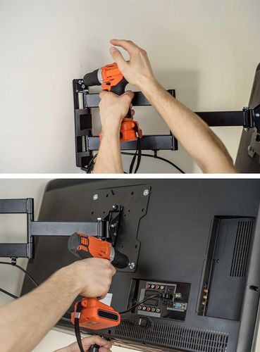 UCHWYT DO TELEWIZORA WIESZAK OBROTOWY NA TV MOCNY LCD 22-55 CALI KingMount na Arena.pl