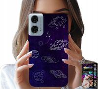 ETUI DO MOTOROLA G24 / G04 - KOSMOS PLANETY GWIAZDY GALAKTYKA WZORY