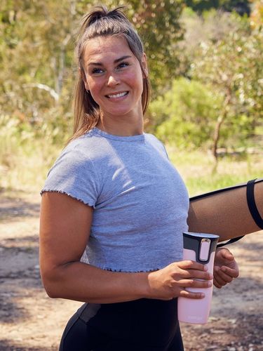 Kubek termiczny Contigo West Loop 2.0 470ml - Różowy Mat na Arena.pl