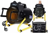 NAGRZEWNICA ELEKTRYCZNA Termostat Regulacja temperatury 3kW 230V 3 tryby