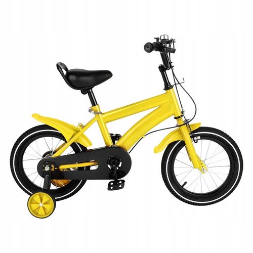 Rower dziecięcy 14 cali - żółty na Arena.pl