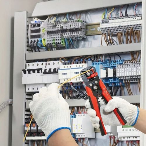 ŚCIĄGACZ IZOLACJI SZCZYPCE ZACISKARKA DO ZDEJMOWANIA PRZEWODÓW KABLI na Arena.pl