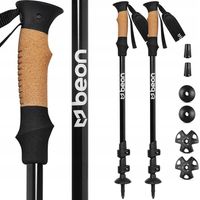 KIJE TREKKINGOWE KIJKI NORDIC WALKING DO CHODZENIA PO GÓRACH SKŁADANE