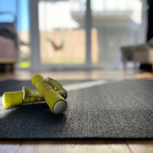 MATA OCHRONNA POD SPRZĘT BIEŻNIĘ ORBITREK 150x100cm PODKŁADKA FITNESS na Arena.pl