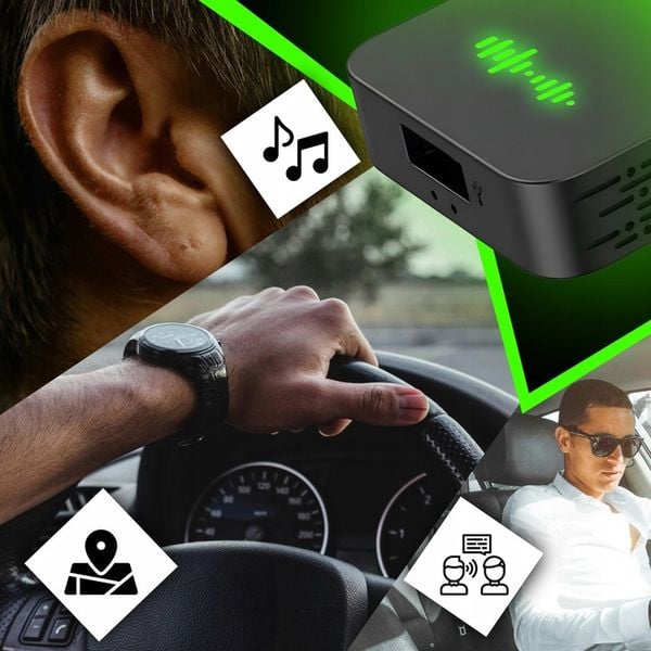 ADAPTER CARPLAY CARLINK BEZPRZEWODOWY SAMOCHODOWY ANDROID AUTO IPHONE USB zdjęcie 5