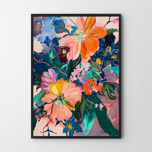 Plakat abstrakcja kwiaty 40x50 cm na Arena.pl
