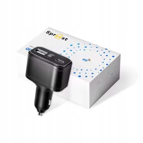 LOKALIZATOR GPS GSM 4G DO ZAPALNICZKI POJAZDU AUTA SAMOCHODU BEZ ABONAMENTU na Arena.pl