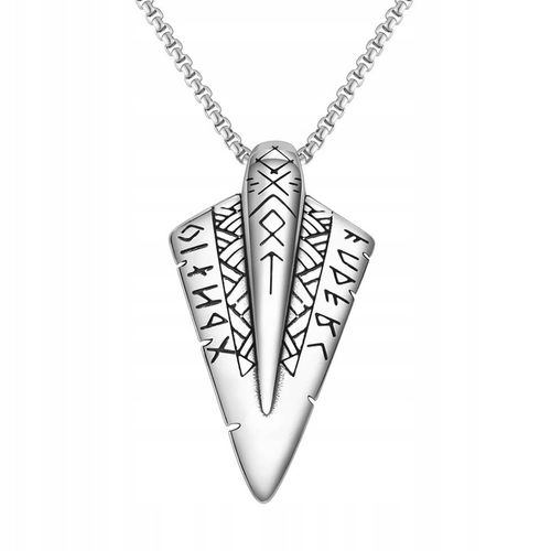 Srebrna Zawieszka Grot do Strzał, Runy Wikingowie na Arena.pl