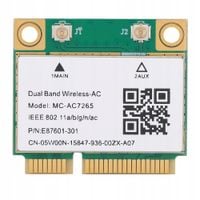 MC-AC7265 KARTA SIECIOWA MINI PCIE GIGABIT DUALBAND BLUETOOTH 4.2