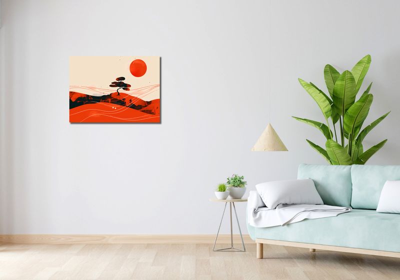 Obraz 70x50cm Czerwone Pustynne Pejzaże zdjęcie 2