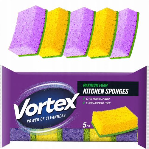 VORTEX Gąbki kuchenne 5 szt. na Arena.pl