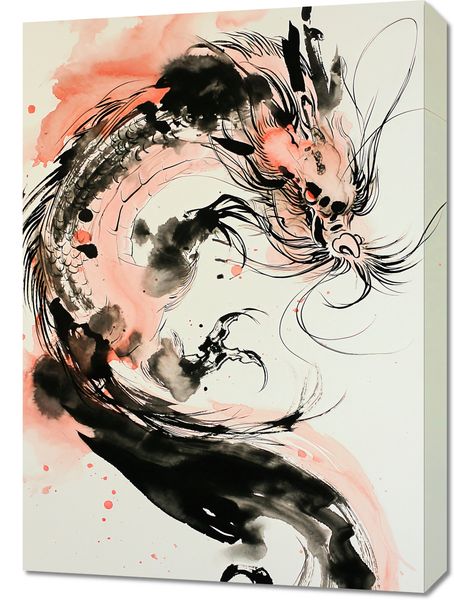 Obraz 50x70cm Smocza Furia zdjęcie 1
