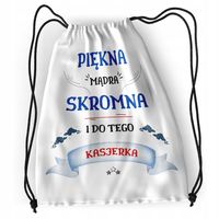 Plecak Dla Kasjerki Sportowy Szkolny Worek Torba Z Nadrukiem Ze Zdjęciem