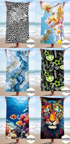 RĘCZNIK PLAŻOWY DUŻY KĄPIELOWY SUMMER RĘCZNIKI 100X180 XXL na Arena.pl