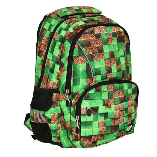 Plecak 2 komorowy BP76 Pixel Cubes Majewski na Arena.pl