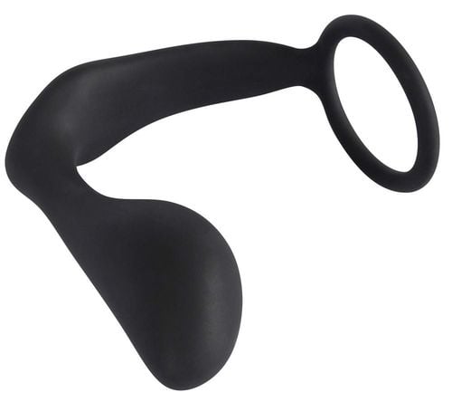 Plug Analny Z Pętlą Pierścieniem Na Penisa 10Cm na Arena.pl