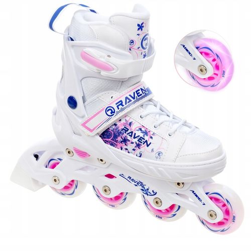 Rolki Regulowane RAVEN Meia 28-32 Kółko LED na Arena.pl