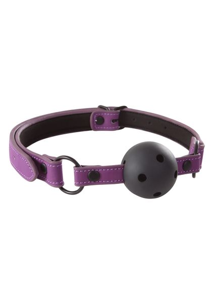 Lust Bondage Ball Gag Purple zdjęcie 1