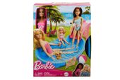 Barbie lalka z basenem+zjezdzalnia HRJ74