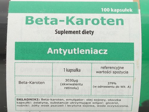Witamina A - Beta Carotene - Swanson - 100 kapsułek na Arena.pl