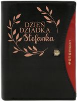 Portfel męski skórzany GRAWEROWANY ZABAWNY prezent DLA DZIADKA TWÓJ NAPIS