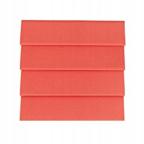 PANEL AKUSTYCZNY WYGŁUSZAJĄCY WAVE 30x30x5,5 CM - czerwony na Arena.pl