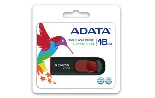 Pendrive ADATA C008 16GB; USB 2.0; kolor czerwony na Arena.pl