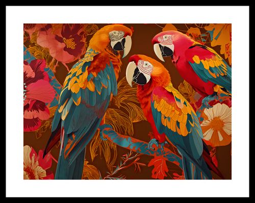 Plakat 40x30cm Kolorowe Ary na Arena.pl