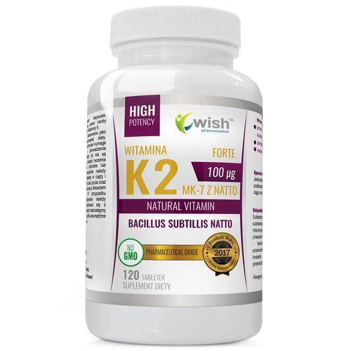 WITAMINA K2 MK-7 z natto +D3 2000IU+ ACEROLA Wit C na Arena.pl