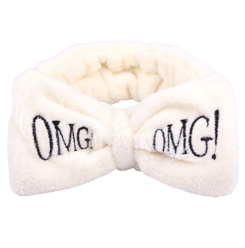 Opaska kosmetyczna kremowa OMG zdjęcie 1