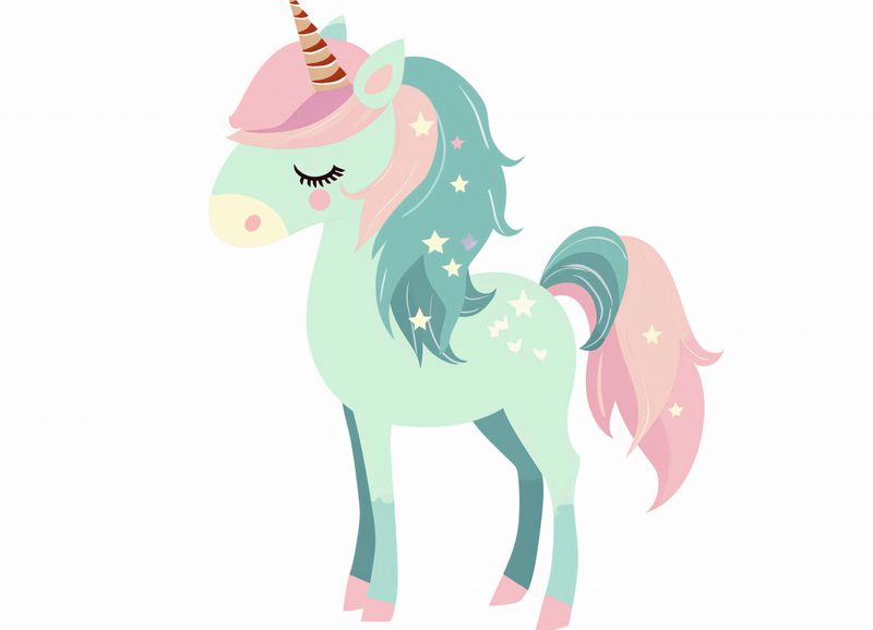 Plakat 18x13cm Jednorożec Marzeń zdjęcie 1