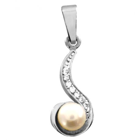 SREBRNY KOMPLET Z PERŁAMI SREBRO PRÓBY 925 na Arena.pl