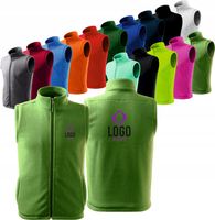 KAMIZELKA POLAROWA Z NADRUKIEM HAFTEM LOGO