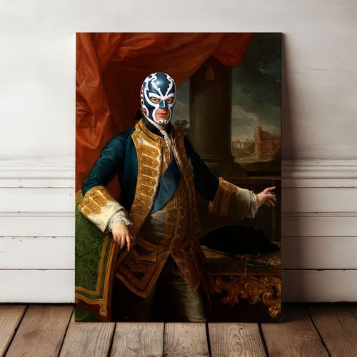 Obraz na płótnie luchador lucha libre 70x100 cm na Arena.pl