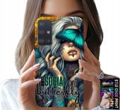 ETUI DO SAMSUNG GALAXY A71 - ANTI SOCIAL, BUTTERFLY, MOTYLEK, KOBIECE