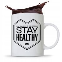 Kubek Dla Doktora Stay Healthy Z Nadrukiem Ze Zdjęciem