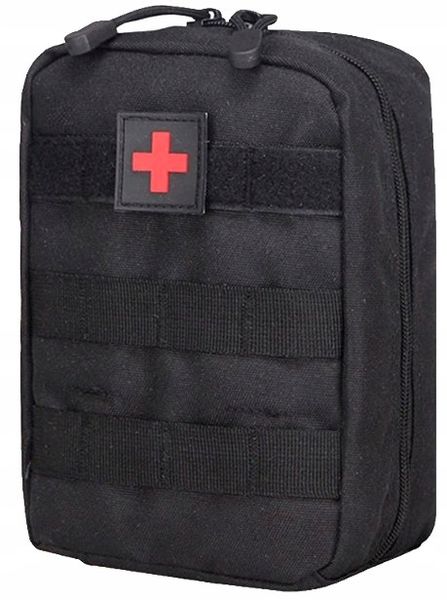 Apteczka Saszetka wojskowa taktyczna MOLLE kieszeń  C51_Czarny zdjęcie 1