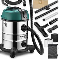 ODKURZACZ PRZEMYSŁOWY MOCNY 3300W NA MOKRO SUCHO POPIÓŁ GIPS OTRZĄSACZ HEPA