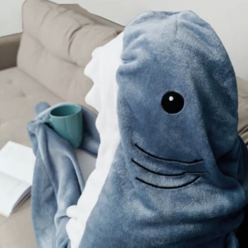 Koc rekin śpiwór przebranie shark prezent miły ciepły rozmiary kostium xl na Arena.pl