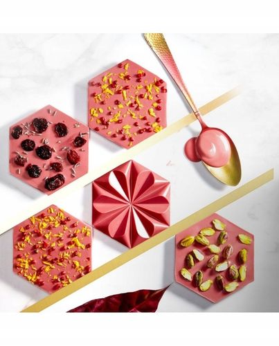 CZEKOLADA BELGIJSKA różowa Ruby Callebaut 400g w kaletkach na Arena.pl