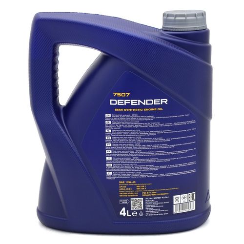 Olej Silnikowy 7507 Mannol Defender 10w40 4L + Zawieszka Olejowa na Arena.pl