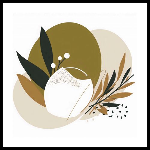 Plakat 60x60cm Botaniczna Esencja na Arena.pl