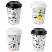 KUBKI PAPIEROWE DO KAWY 250ML NEW DAY + WIECZKA 100 SZTUK (do odsprzedaży)