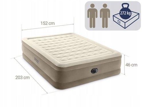 Materac Dmuchany Dwuosobowy Łóżko z Pompką 230V Intex 64428ND MODEL 2024 na Arena.pl