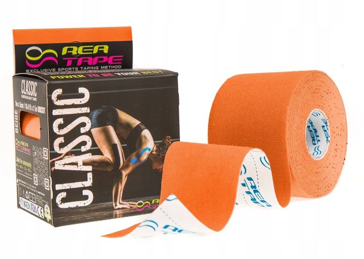 Taśma do kinesiotapingu REA TAPE Classic [Beż] zdjęcie 8