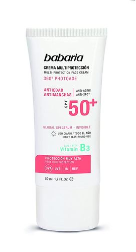 Babaria Multi-Protection Face Cream SPF50 na Arena.pl