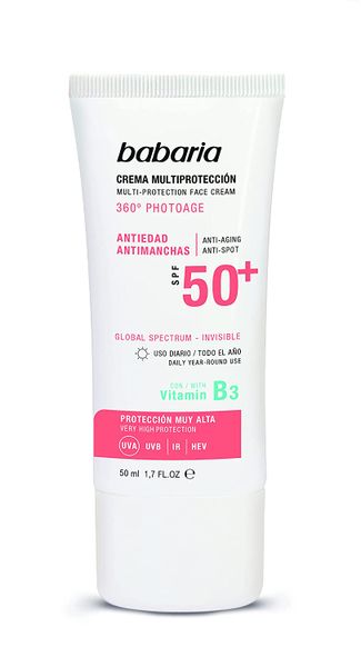 Babaria Multi-Protection Face Cream SPF50 zdjęcie 2