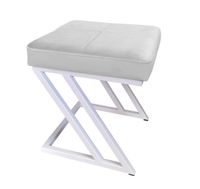 Pufa ZETA LOFT taboret podnóżek podstawa biała MG39