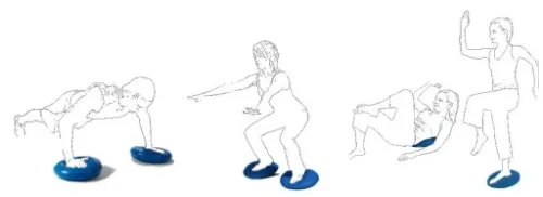 Poduszka sensoryczna do ćwiczeń dysk jeżyk beret q na Arena.pl